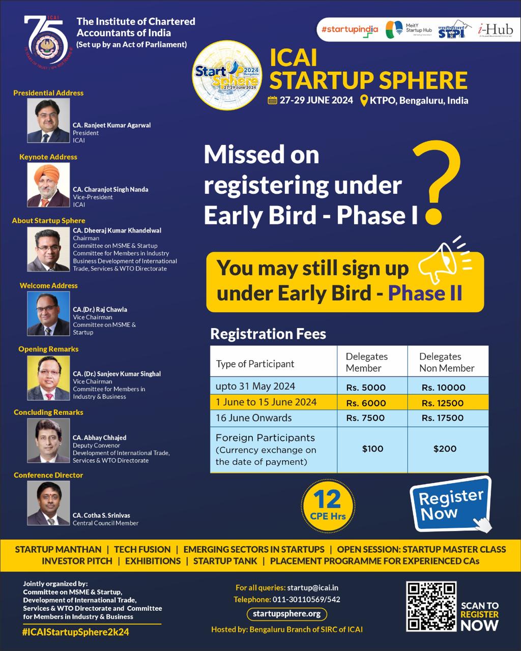 ICAI Startup Sphere Register